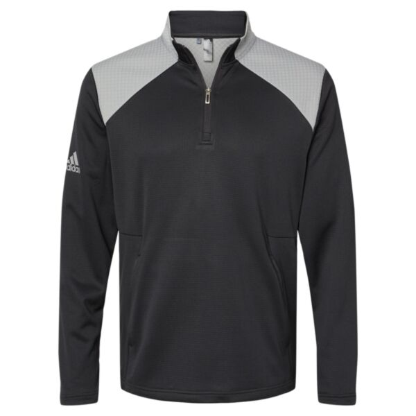 Textured Mixed Media Quarter-Zip Pullover Thumbnail