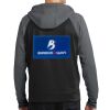Sport Wick ® Varsity Fleece Full Zip Hooded Jacket Thumbnail