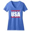 Women's Perfect Blend ® V Neck Tee Thumbnail